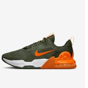 Nike Air Max Alpha Trainer 5

Cargo Khaki/Sequoia/Peach Cream/Safety Orange